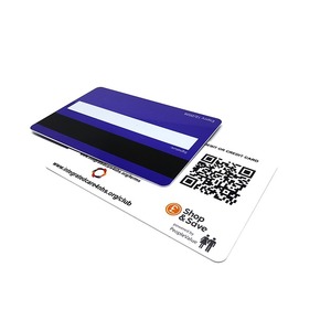 Loco Banda magnética Código QR Código UV Número de serie Tarjeta de descuento