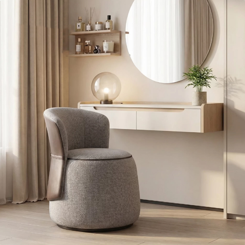 Fauteuil individuel Chaur + Tissu Chenille