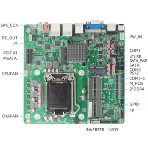 2024 Hot Sale IPC Motherboard <strong>Intel</strong> 6/7th Gen <strong>Core</strong> <strong>I3</strong>/5/7 LAG1151 CPU DC 19V Input <strong>Intel</strong> H110 - Product Image 3