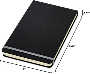 A5 personalizzato all'ingrosso con cinturino elastico diario diario taccuino stampato Logo del marchio diario taccuino in pelle per appunti - Product Image 5