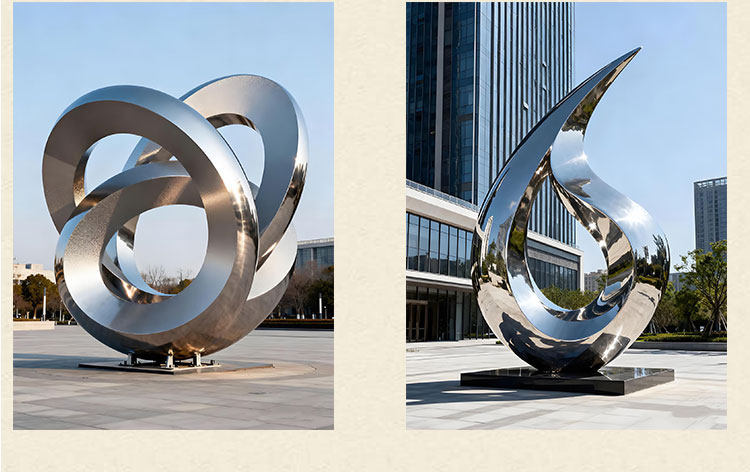 Custom sculptures-real estate sales center