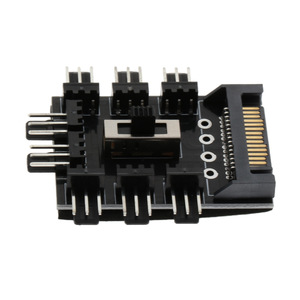 Adaptador de PCB de toma de corriente de 1 a 8 3 pines, divisor, ventilador de refrigeración, Hub, Control de velocidad de 2 niveles para ordenador PC - Product Image 4