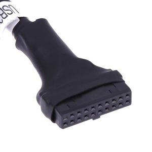 USB 2.0 9Pin ไปยัง USB 3.0 20pin สายแปลงส่วนหัวตัวเรือน19PIN 19ขา USB3.0ตัวผู้ถึง9ขาสายมาเธอร์บอร์ดตัวเมีย USB2.0 - Product Image 3