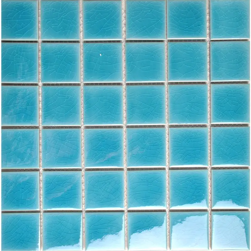 Asiatico light blue ice crack pavimento della piscina tessere di mosaico della parete per la vendita