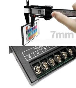 RGB RGBW беспроводной Радиочастотный пульт дистанционного управления DC5V 12V 24V светодиодный диммер светодиодные полосы PWM Тип 6A/8A выходной ток ROHS сертифицирован - Product Image 6