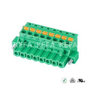 Bloque de terminales enchufable con agujeros de tornillo, resorte de contacto enchufable, KF2EDGKDAM-5.0/5,08, 5,08mm, 5mm - Product Image 4