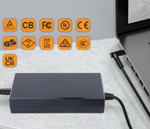 电子标记100W usb-c交流DC电源适配器多输出PD3.1 GaN 135W笔记本电脑充电器5V 3A 9V 3A 12V 3A 15V 3A 20V 5A发光二极管灯 - Product Image 6