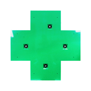 Super helle P8 grüne Farbe Apotheke Kreuz LED-Zeichen mit programmier barer Bildschirm anzeige - Product Image 4