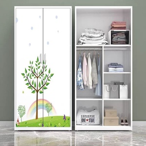 Armoire de style moderne en métal avec miroir Placards Almirah en acier pour chambre à coucher, maison, hôtel, hôpital, salle de bain - Product Image 3