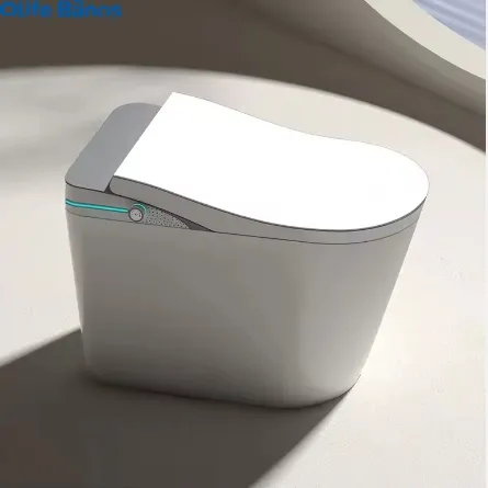 Artículos sanitarios Bidé automático Inodoro de una pieza Baño moderno Wc de cerámica Inodoro inteligente con control remoto