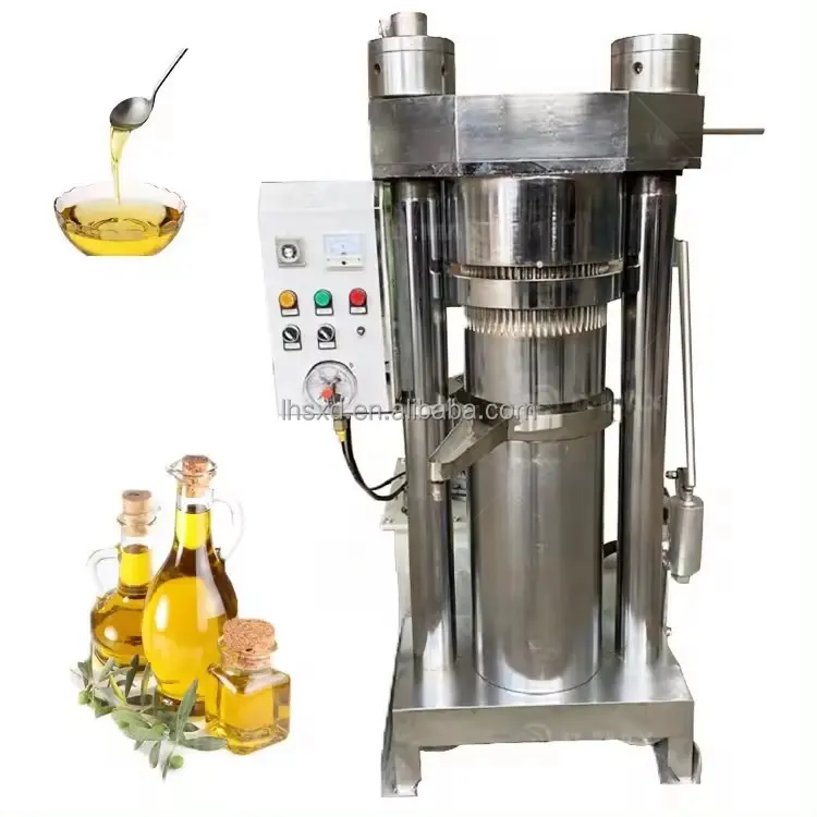 Venta caliente Prensa de aceite de almendra hidráulica Máquina de procesamiento de expulsor de coco