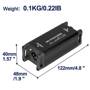 Preamplificador de Micrófono, módulo de sensor de sonido MX2 de alta calidad para creación de vídeo, preamplificador de micrófono de estudio de podcast con cable - Product Image 6