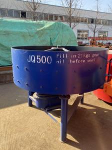 JQ500 Pan mikser, betonu karıştırmak için kullanılan aşınmaya dayanıklı levha içerir ve tuğla yapma makineleri ile birlikte - Product Image 4
