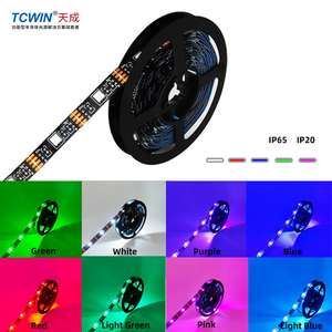 Tcwin akıllı Led şerit işık 5m RGB Ip65 su geçirmez App kontrol müzik Sync Led Tv arka işık ev oturma odası dekorasyon lamba - Product Image 2