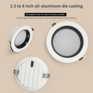 Hızlı teslimat 7w 9w 12w 18w 24w 30w Modern yuvarlak Downlight tavan gömme Led aşağı ışık yüzeye monte Led Downlight - Product Image 5