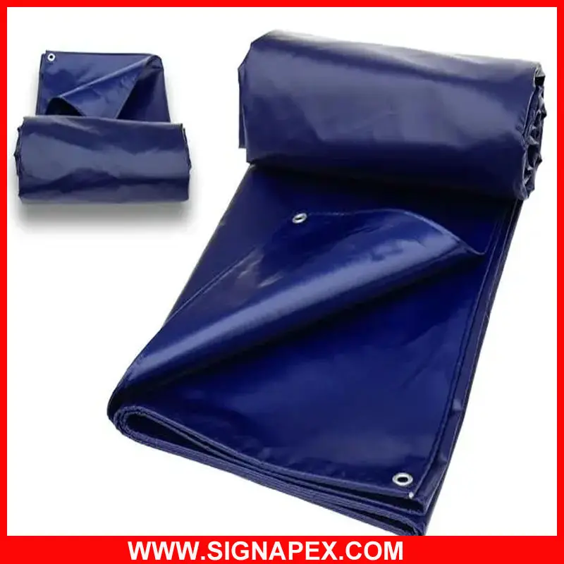 Signapex 2024Hot ขายผู้ผลิตผ้าเคลือบ PVC ผ้าอุตสาหกรรมผ้าใบกันน้ําม้วนสําหรับรถบรรทุกวัสดุเต็นท์วัสดุ