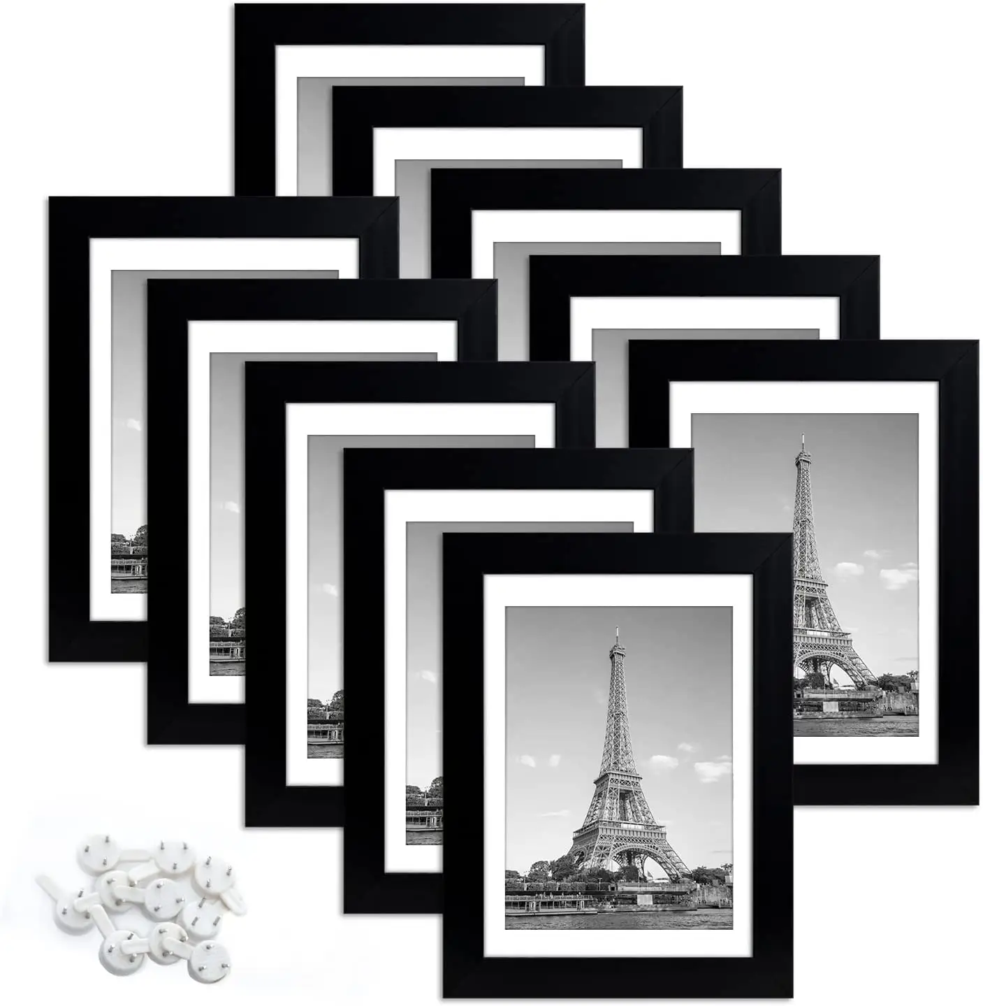 customized cheap wholesale Display black picture photo frame Painting and wall decor paintings art