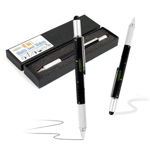 6 <strong>in</strong> <strong>1</strong> Tool Pen Functional Metal Touch Pen Set Father's Day Gift Pen for Men - Product Image 1