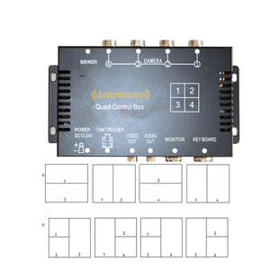 XY-7027 360 Degree <strong>4</strong>-in-1 <strong>Video</strong> Switcher Control Box Reverse Camera <strong>Splitter</strong> for Parking Vehicles 1-Year Warranty - Product Image 3
