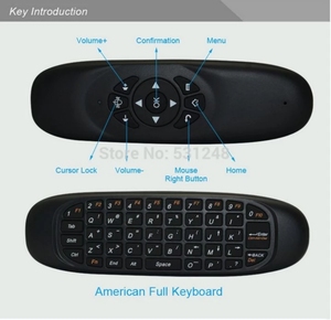 YOUYUAN C120 USB kablosuz klavye ile evrensel uzaktan kumanda BLE hava fare destek tüm Android/ Windows /Mac/linux - Product Image 4