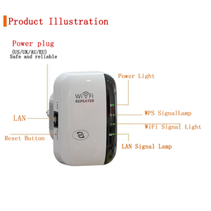 Extensor de enrutador de Venta caliente 300M Repetidor de red 10/100M Señal Wi-Fi Puerto LAN Repetidor Wifi - Product Image 6