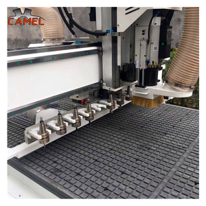Werks bedarf Holz möbel industrie Nesting Auto Loading Entladen CA1325 Atc Cnc Router mit 12 Werkzeugen - Product Image 6
