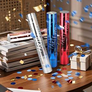 40 ، مصنع بيع بالجملة ، أنابيب زهور دوارة ، حلويات الزفاف ، مدفع محمول باليد ، بوبر حفلات لحفلات الزفاف ولوازم الحفلات - Product Image 4