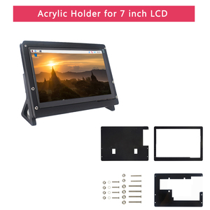 Raspberry Pi 4 Modell B 2 4 8 GB RAM 7-Zoll-IPS-Touchscreen-Halter 64 32 GB TF-Kartenlüfter-Netzteil für RPi 4 B. - Product Image 3