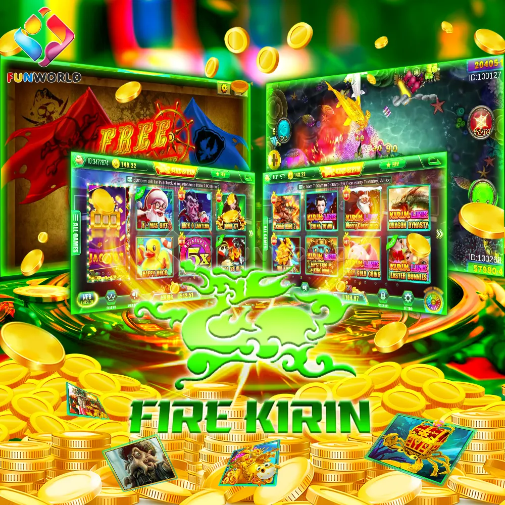 IOS Android Download App Mobile fuoco Kirin cerca di distributore Multi gioco Online pesce verticale Online gioco