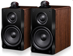 Most Selling Product Vofull 6.5&quot; 3 Way Passive Wooden Home HiFi Bookshelf Speakers with <strong>Amplifier</strong> - Product Image 2
