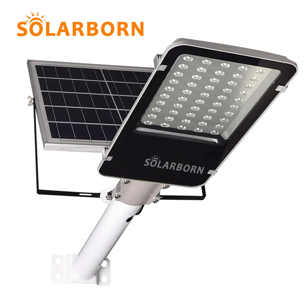 Solarborn su geçirmez hepsi bir arada aydınlatma sistemi fiyat listesi powered açık hava aydınlatması güneş led sokak lambası direği ile