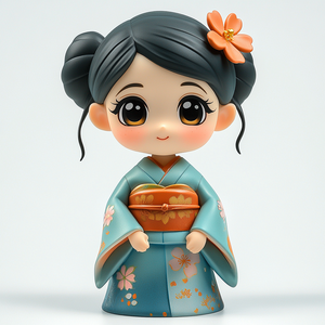พวงกุญแจรูปการ์ตูน PVC สีทึบรูปตัวการ์ตูนขนาดเล็ก3D สร้างบล็อกของเล่นของขวัญวันเกิด - Product Image 1