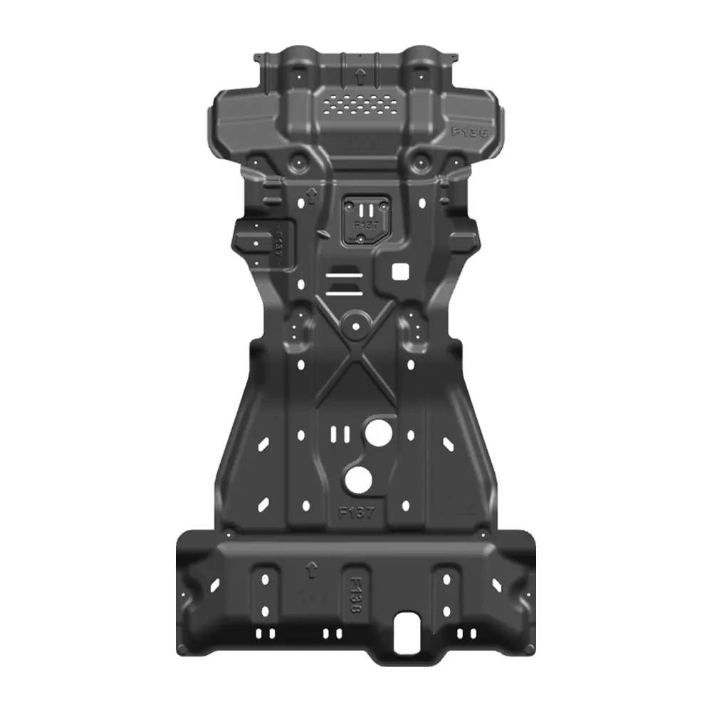 Auto Parts 4x4 Accessories Aluminum Engine Lower Guard Plate Engine Armor Fortuner Skid Plates Set for Toyota