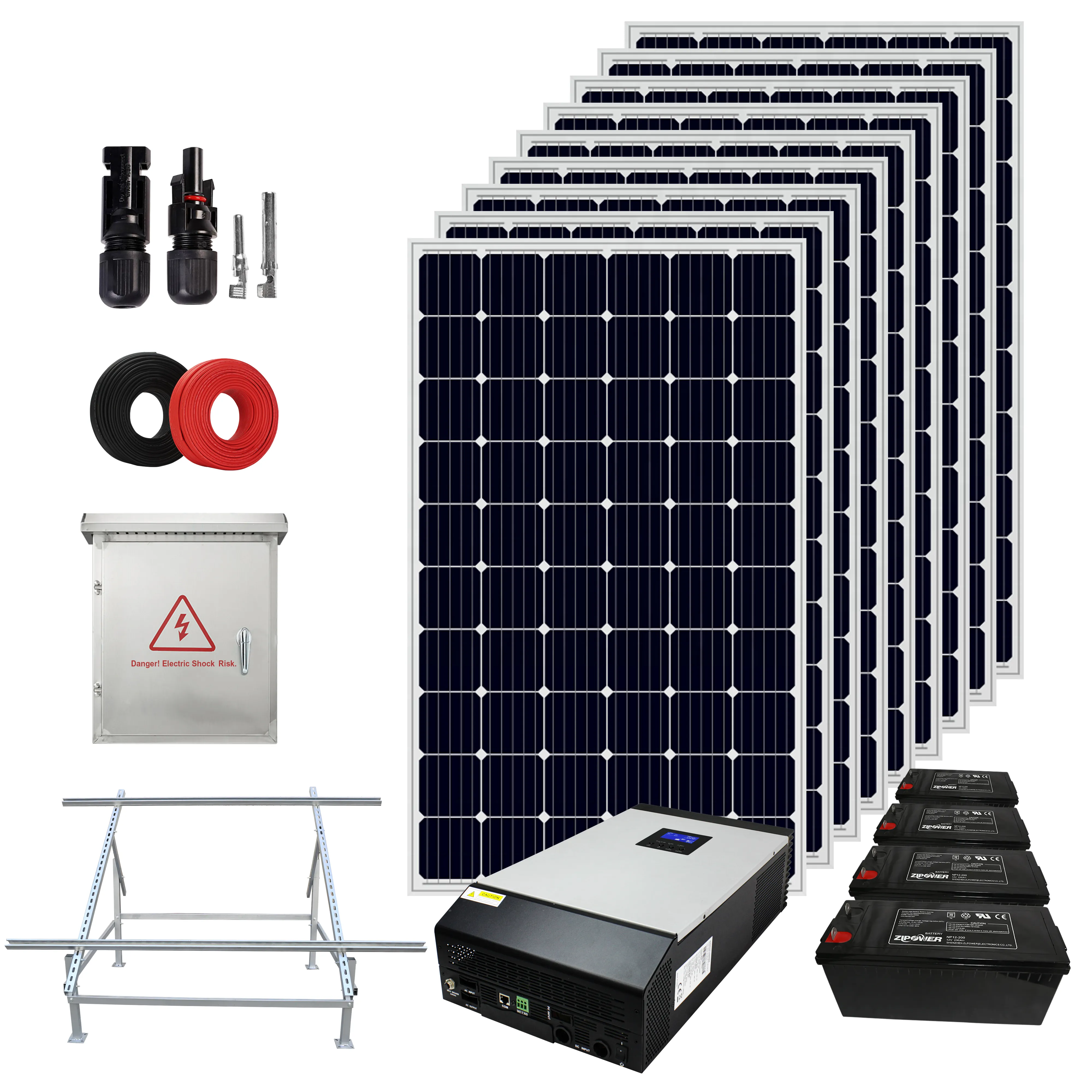 Panneau solaire polycristallin 320w 72 cellules panneau solaire