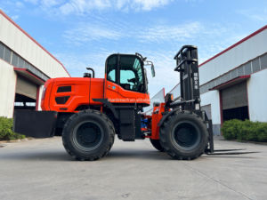 新条件3.0吨3.5吨4.0吨5.0吨越野柴油崎岖地形叉车4x4 4WD餐厅、印刷厂 - Product Image 5
