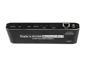 Type-c <strong>Kvm</strong> <strong>Switch</strong> USB3.<strong>1</strong> with 2 HDMI Share <strong>1</strong> Set Mouse Keyboard Monitor Usb c <strong>Kvm</strong> <strong>Switch</strong> MST 2 Monitors Display Different Images
