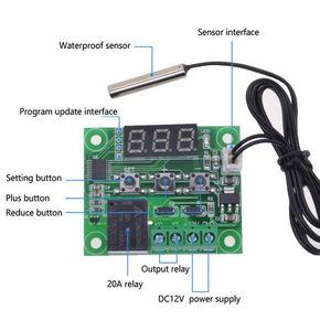 XH-W1209 DC 5V 12V 24V LED Digital Thermostat <strong>Temperature</strong> Control Thermometer Thermo <strong>Controller</strong> Switch Module <strong>with</strong> <strong>NTC</strong> <strong>Sensor</strong> - Product Image 3