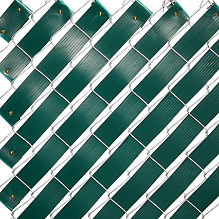 Vert pour la barrière de maillon de chaîne