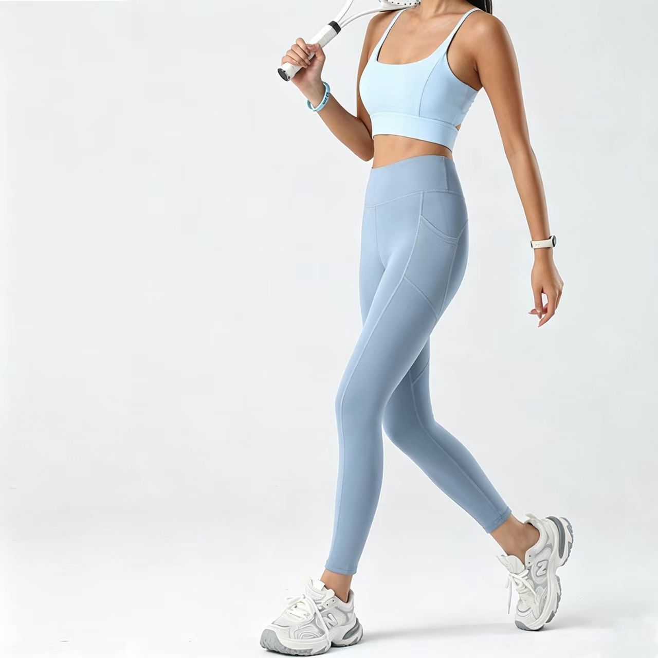 Glacier Blue-Whale Blue 2-Piece Set