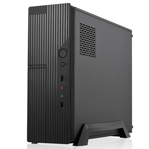 Carcasa compacta para ordenador, carcasa negra con soporte para PSU, diseño para oficina y PC - Product Image 2