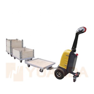 1000kg Small Portable Walk <strong>Electric</strong> Battery Power Motor Operated Smart Manual Hand Pull Drive Cart Tow <strong>Trailer</strong> Tractor <strong>Trolley</strong>