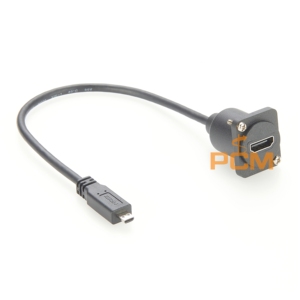 Cable adaptador HDMI hembra a Micro HDMI tipo D para Raspberry Pi - Product Image 1