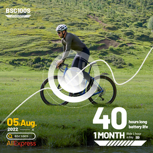 BSC100S bicicleta ordenador GPS inalámbrico, ANT + ciclismo ordenador GPS multifuncional bicicleta ordenador GPS con pantalla LCD 2,4 - Product Image 4