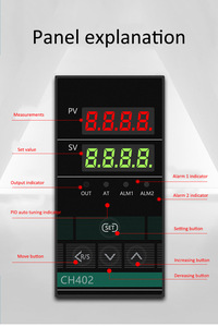 REX C100 RKC Doppel-Ausgang Relais oder ssr intelligenter Ofentemperaturregler industrieller intelligenter PID-Temperaturregler - Product Image 4