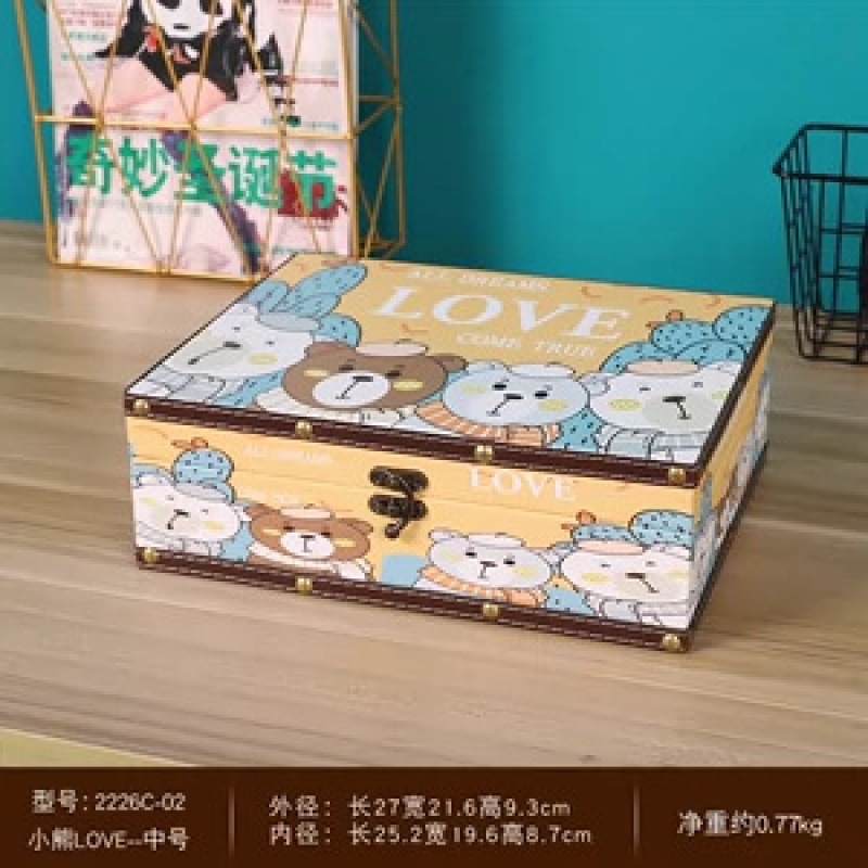 2226C Storage Box - Bear LOVE - Medium Size
