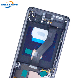 Super OLED + หน้าจอสัมผัสสําหรับSamsung Galaxy S21 5G LCD G990F G991F G991U G991 LCDพร้อมกรอบเปลี่ยน