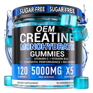 Sakızlı formda özel etiket kreatin kreatin ön egzersiz Gummies 5000mg kreatin monohidrat Gummies - Product Image 1