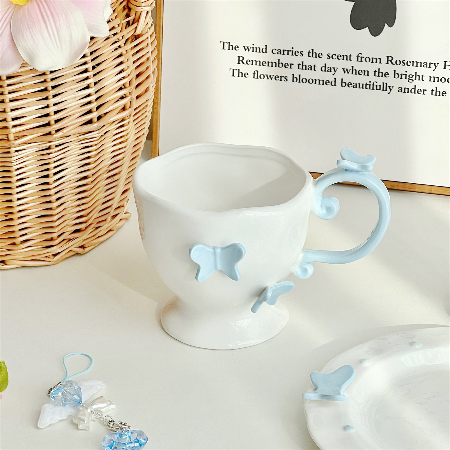 Tasse simple bleu clair
