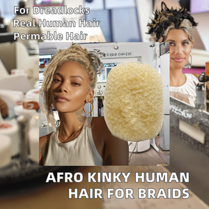 Afro Kinky 100% Số Lượng Lớn Tự Nhiên Brazil Phần Mở Rộng Đôi Rút Ra Micro-Liên Kết Xoắn Bím Tóc Cho Dreadlocks Loc Sửa Chữa-Kéo Dài 14 - Product Image 2