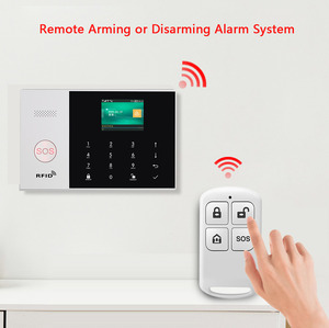 家用报警系统家庭安全工具包迷你无线433兆赫遥控器 - Product Image 1